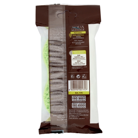 Aquamassage Natural Spugna Massaggio in Cellulosa